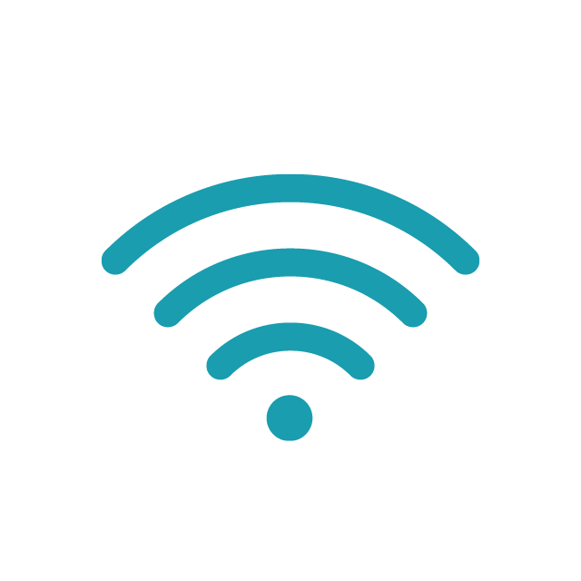 Wireless teal icon